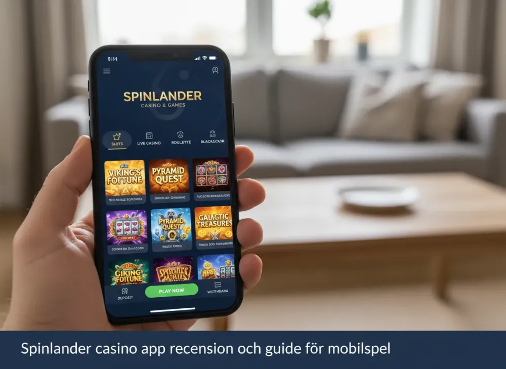 Spinlander casino app recension och guide för mobilspel